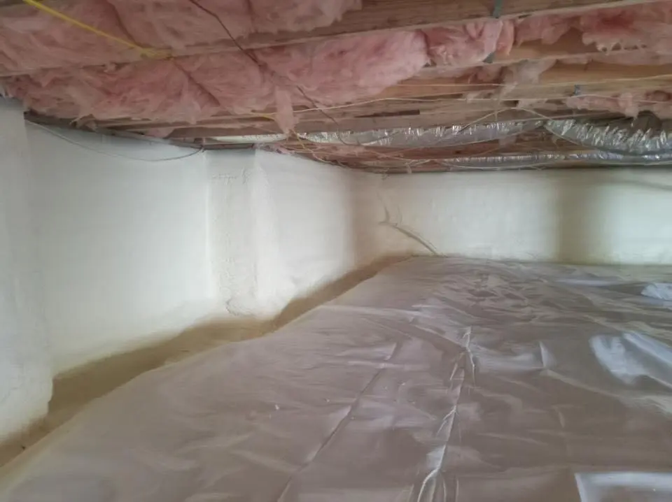 Crawl space encapsulation with closed-cell spray foam for Spray Foam Roofing in Goodlettsville